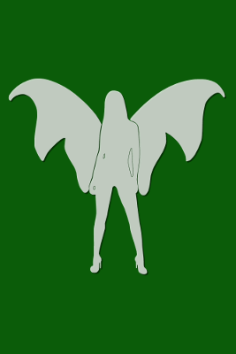 Angel Dark Green, par Xavier E. G. Dierick